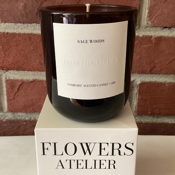 Flowers Atelier Sage Woods 100% Soy-Coconut Wax Candle NEW - Picture 10 of 12